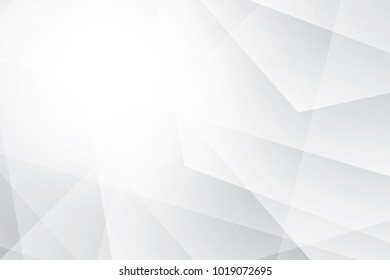 Abstract geometric white and gray color background. Vector, illustration.