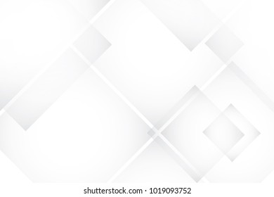 Abstract geometric white and gray color background. Vector, illustration.