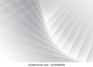Abstract geometric white and gray color background. Vector, illustration.