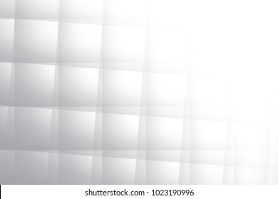 Abstract geometric white and gray color background. Vector, illustration.