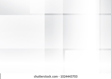 Abstract geometric white and gray color background. Vector, illustration.