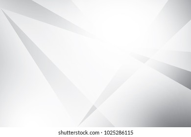 Abstract geometric white and gray color background. Vector, illustration.