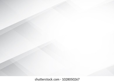 Abstract geometric white and gray color background. Vector, illustration.
