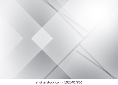 Abstract geometric white and gray color background. Vector, illustration.