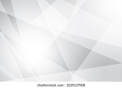 Abstract geometric white and gray color background. Vector, illustration.