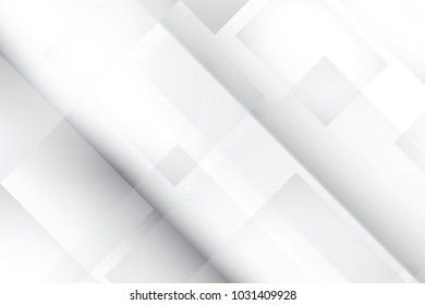 Abstract geometric white and gray color background. Vector, illustration.