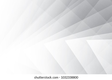 Abstract geometric white and gray color background. Vector, illustration.