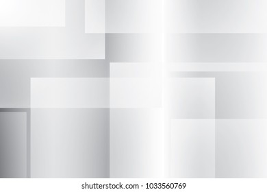 Abstract geometric white and gray color background. Vector, illustration.