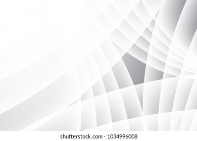 Abstract geometric white and gray color background. Vector, illustration.