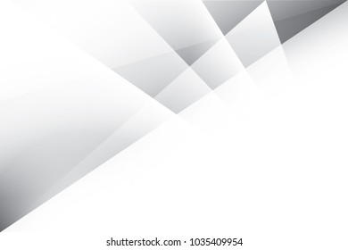 Abstract geometric white and gray color background. Vector, illustration.