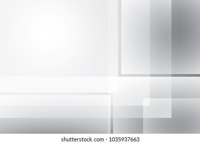 Abstract geometric white and gray color background. Vector, illustration.