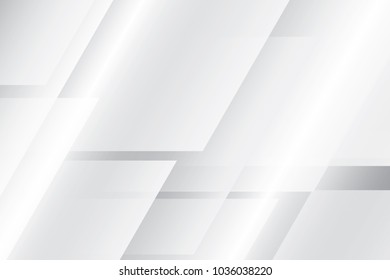 Abstract geometric white and gray color background. Vector, illustration.