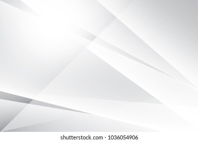 Abstract geometric white and gray color background. Vector, illustration.