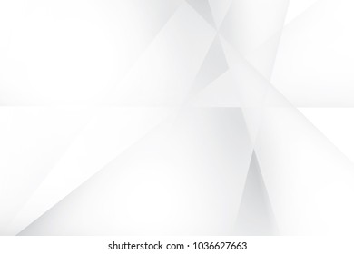 Abstract geometric white and gray color background. Vector, illustration.