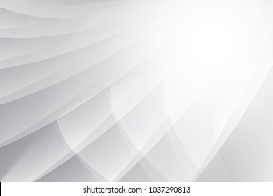 Abstract geometric white and gray color background. Vector, illustration.