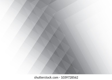 Abstract geometric white and gray color background. Vector, illustration.