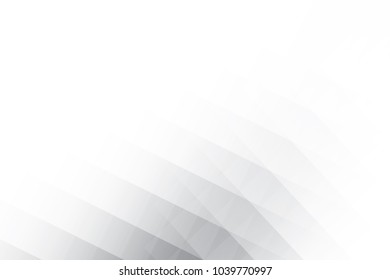 Abstract geometric white and gray color background. Vector, illustration.