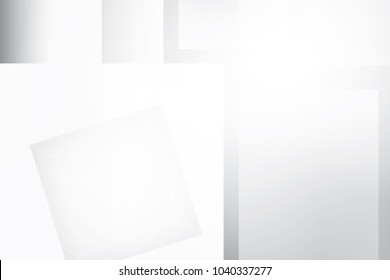 Abstract geometric white and gray color background. Vector, illustration.