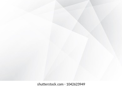 Abstract geometric white and gray color background. Vector, illustration.