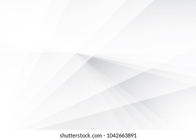 Abstract geometric white and gray color background. Vector, illustration.