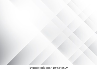 Abstract geometric white and gray color background. Vector, illustration.