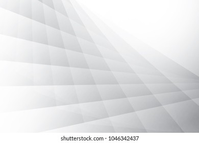 Abstract geometric white and gray color background. Vector, illustration.