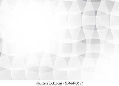Abstract geometric white and gray color background. Vector, illustration.