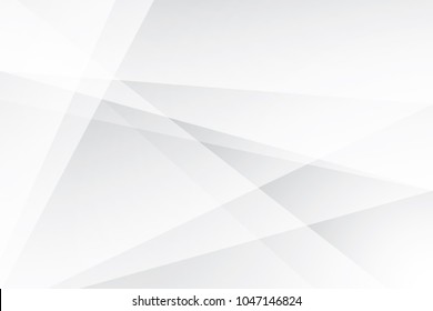 Abstract geometric white and gray color background. Vector, illustration.