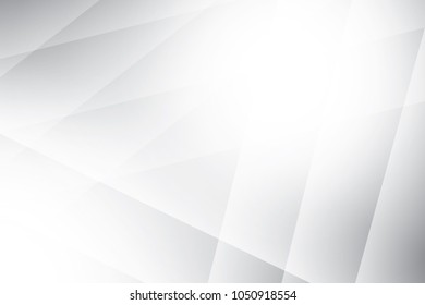 Abstract geometric white and gray color background. Vector, illustration.