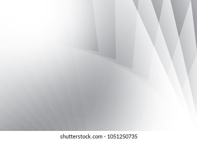 Abstract geometric white and gray color background. Vector, illustration.