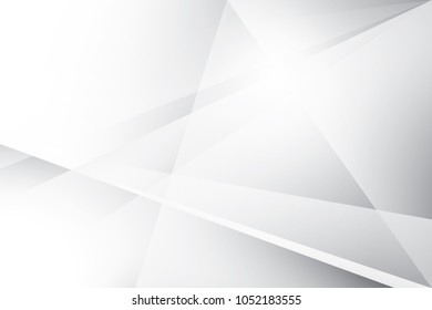 Abstract geometric white and gray color background. Vector, illustration.