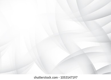 Abstract geometric white and gray color background. Vector, illustration.