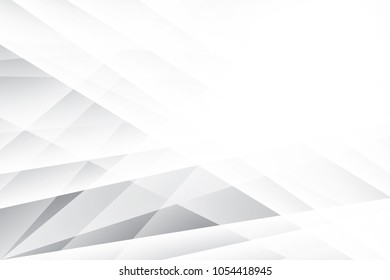 Abstract geometric white and gray color background. Vector, illustration.