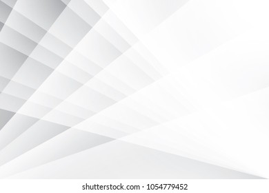 Abstract geometric white and gray color background. Vector, illustration.