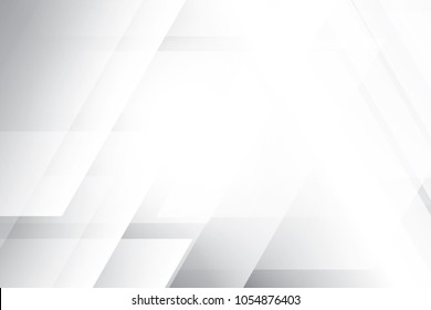 Abstract geometric white and gray color background. Vector, illustration.