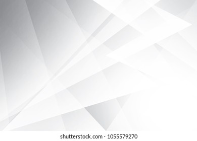 Abstract geometric white and gray color background. Vector, illustration.