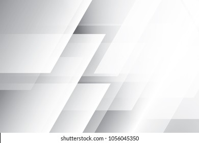 Abstract geometric white and gray color background. Vector, illustration.