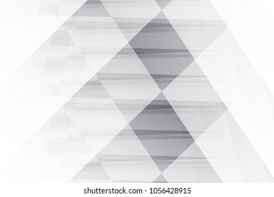 Abstract geometric white and gray color background. Vector, illustration.