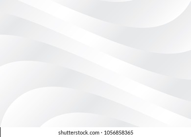 Abstract geometric white and gray color background. Vector, illustration.
