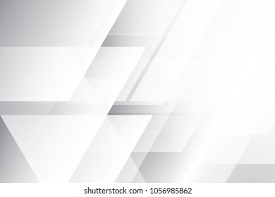 Abstract geometric white and gray color background. Vector, illustration.