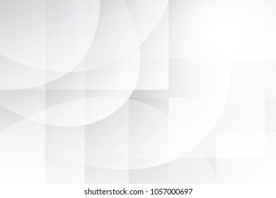 Abstract geometric white and gray color background. Vector, illustration.