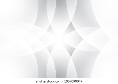 Abstract geometric white and gray color background. Vector, illustration.