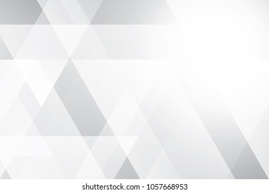 Abstract geometric white and gray color background. Vector, illustration.