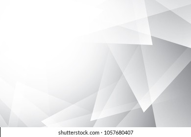 Abstract geometric white and gray color background. Vector, illustration.