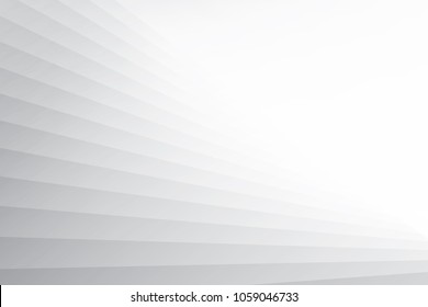 Abstract geometric white and gray color background. Vector, illustration.