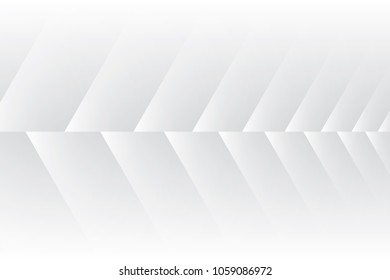 Abstract geometric white and gray color background. Vector, illustration.