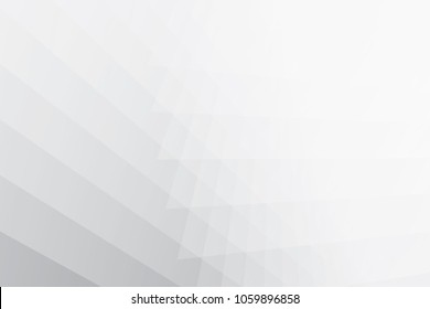 Abstract geometric white and gray color background. Vector, illustration.