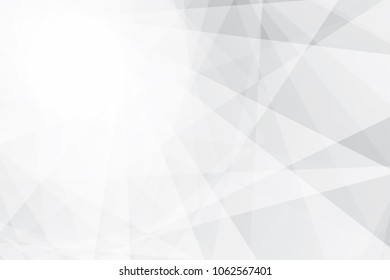 Abstract geometric white and gray color background. Vector, illustration.