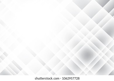 Abstract geometric white and gray color background. Vector, illustration.