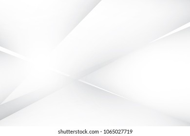 Abstract geometric white and gray color background. Vector, illustration.